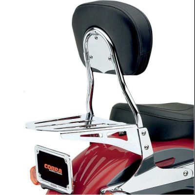 COBRA ラウンド シーシーバーセット　スタンダード高　17インチ　クローム　ダイナ