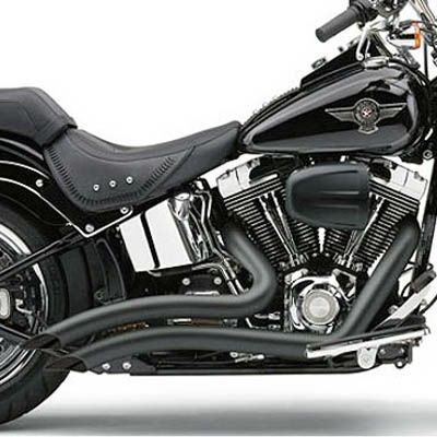 COBRA SpeedSter エキゾースト ショートスウィプト ブラック　2012～2017 FXST、FLST
