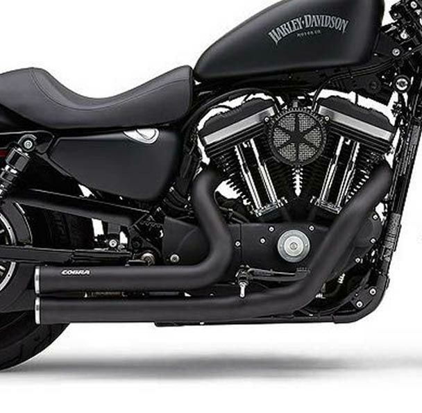 COBRA SPEEDSTER ショート・フルエキ レースプロチップ　ブラック　スポーツスター-01