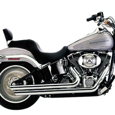 COBRA SpeedSter フルエキゾーストマフラー スラッシュダウン　クローム　2007～2011 ソフテイル