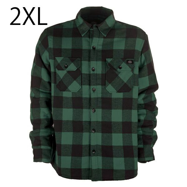 Dickies ランズデール　オーバーシャツ パイングリーン 2XL-01
