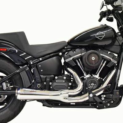 2018～2024 FXBB、FXST、FXLR、FXLRS、FLSL、 ROADRAGE 2into1マフラー 
