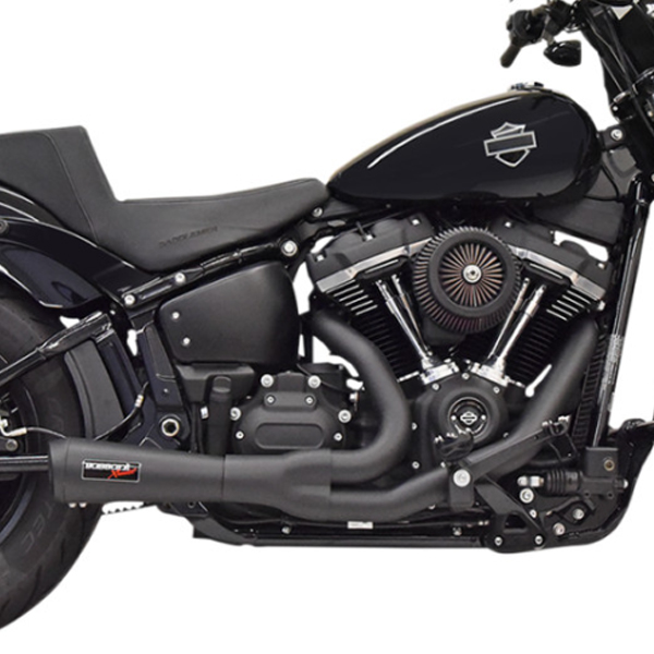 Bassani リッパー ロードレイジ2-1フルエキゾーストマフラー ブラック M8ソフテイル-01