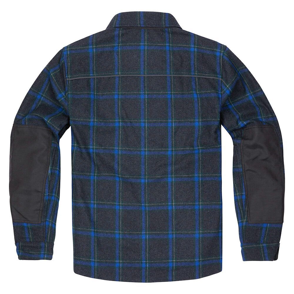 ICON アップステート ライディング・フランネルシャツ ブルー M-02