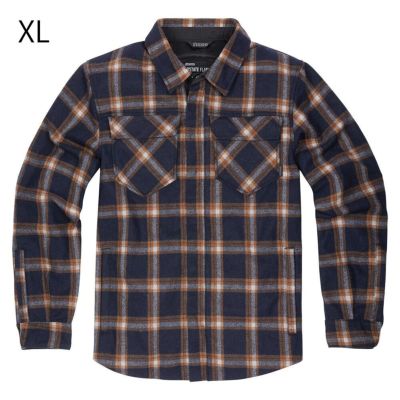 ICON アップステート ライディング・フランネルシャツ オレンジ XL