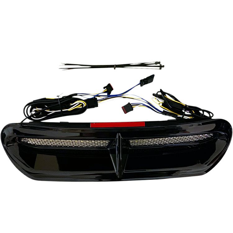 Custom Dynamics LEDフェアリングベントインサート グロスブラック-05