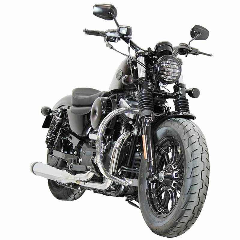 ハーレーダビッドソン エンジンガード チョップ エンジンガード クローム - Harley Davidson