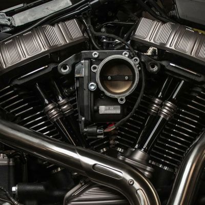 Arlen Ness 10ゲージ プッシュロッドチューブカバー ツインカム用 チタニウムアノダイズ