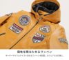デグナー レディース・フード付シープレザージャケット キャメル Sサイズ-06