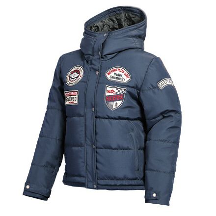 デグナー レディース・フード付ジャケット ネイビー Sサイズ-01