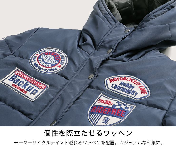 デグナー レディース・フード付ジャケット ネイビー Mサイズ-06
