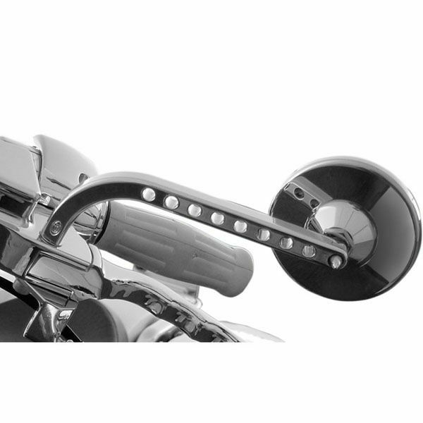 ハーレーミラー JOKER MACHINE ラウンドミラー ブラック 左右セット