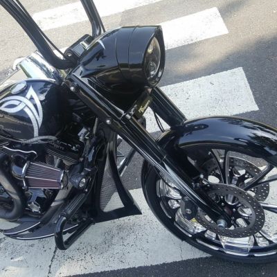 MCバガーズ Steel Kore・23インチホイール用 37度レイクキット シルバー