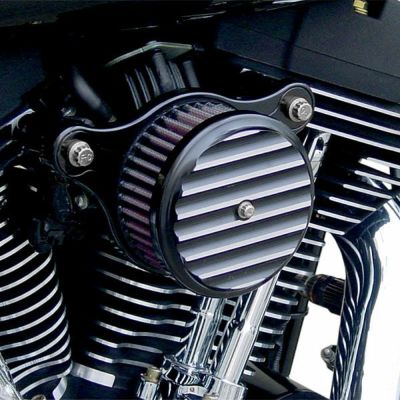 Joker MACHINE　ハイフロー・エアクリーナーキット　フィン　ブラック　スポーツスター