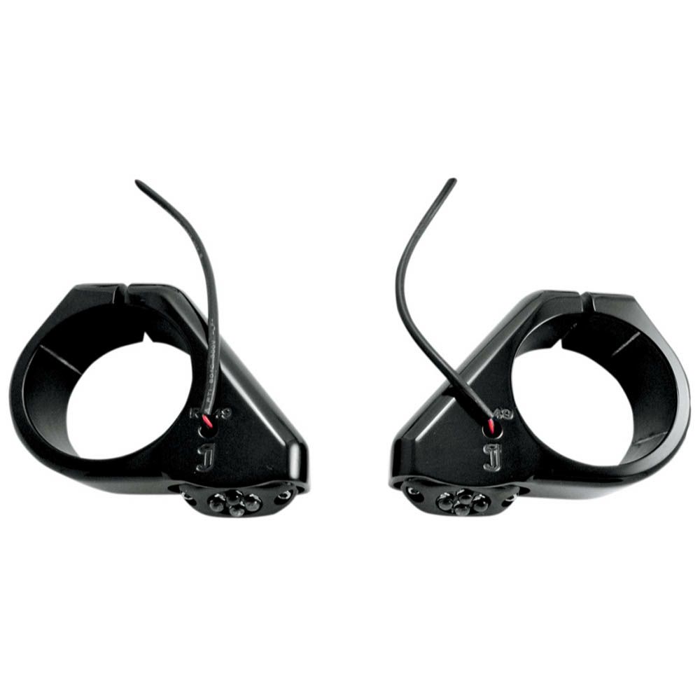 Joker Machine LED ウインカー　フォークマウント　39mmフォーク用 ブラック-03