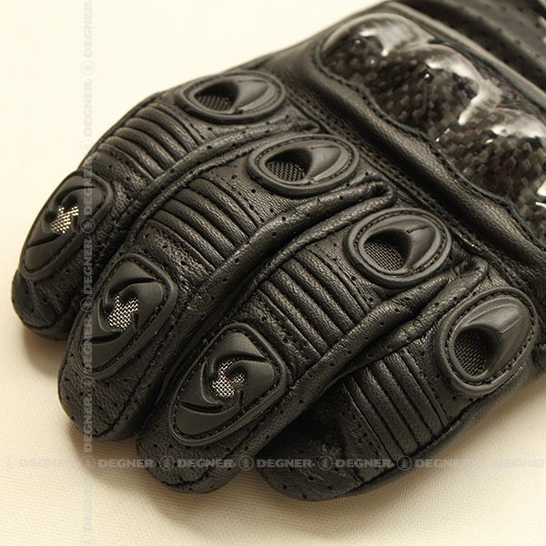 デグナー メッシュレザー グローブ ホワイト Sサイズ-02