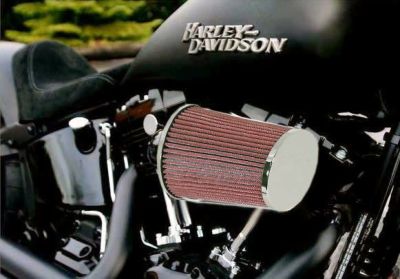 V-Factor Mass Flow インテークエアクリーナーキット　クローム　2008～2017 ソフテイル、ダイナ