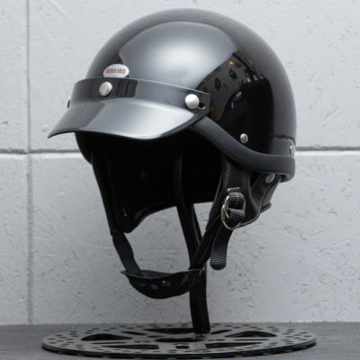 SALE】BORN FREE SHORTY ハーフヘルメット ブラック S |ハーレーパーツ
