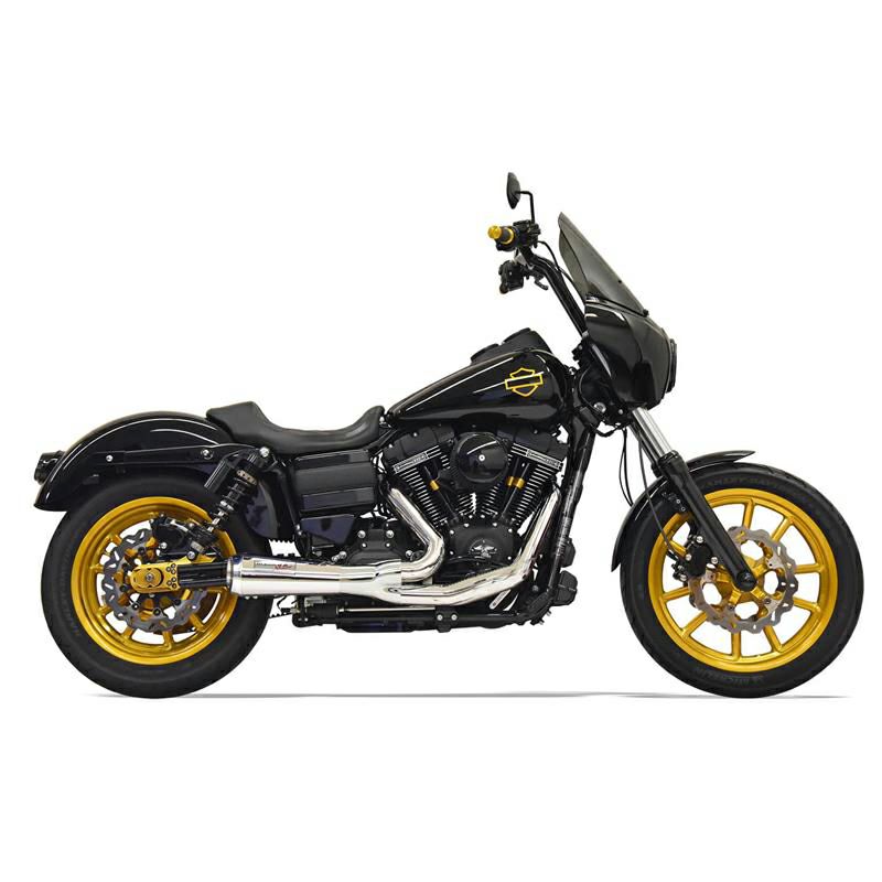 Bassani The Ripper ロードレイジ・ショートタイプ 2-1フルエキゾーストマフラー クローム-02