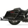 Bassani フィッシュテール・スリップオンマフラー 33インチ バッフルなし ブラック-01