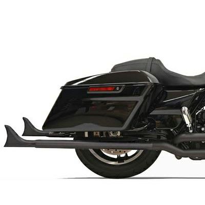 Bassani フィッシュテール・スリップオンマフラー 36インチ バッフルなし ブラック-01