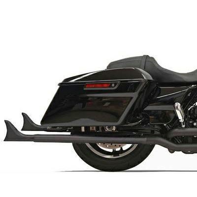 Bassani フィッシュテール・スリップオンマフラー 36インチ バッフル付 ブラック