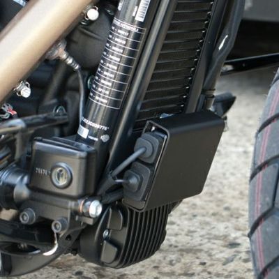 寺田モータース ETCロックケース用ステー M8ソフテイル