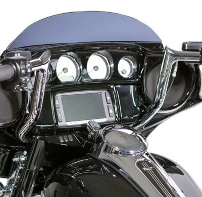 ファットバガー 1.25インチ EZインストール ポインテッドトップ ハンドルバー 12インチ