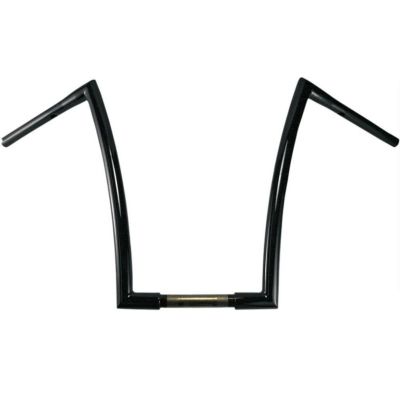 Todds Cycle 1.25インチ STRIP ハンドルバー グロスブラック　17インチ