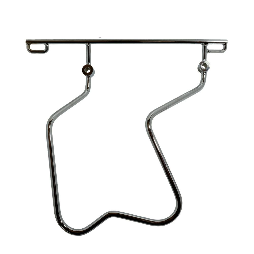 寺田モータース スポーツスター用サドルバッグサポート クローム-01