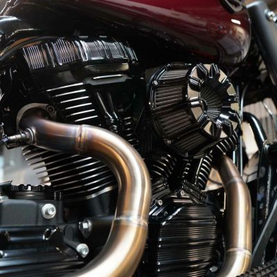 Arlen Ness 10ゲージ・INVERTEDエアクリーナー オールブラック