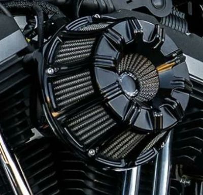【セール】アレンネス 10ゲージ インバーテッドエアクリーナー オールブラック スポーツスター