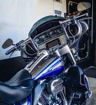 Factory47 ASSAULT ハンドルバー FLHX/FLHT クローム 12インチ
