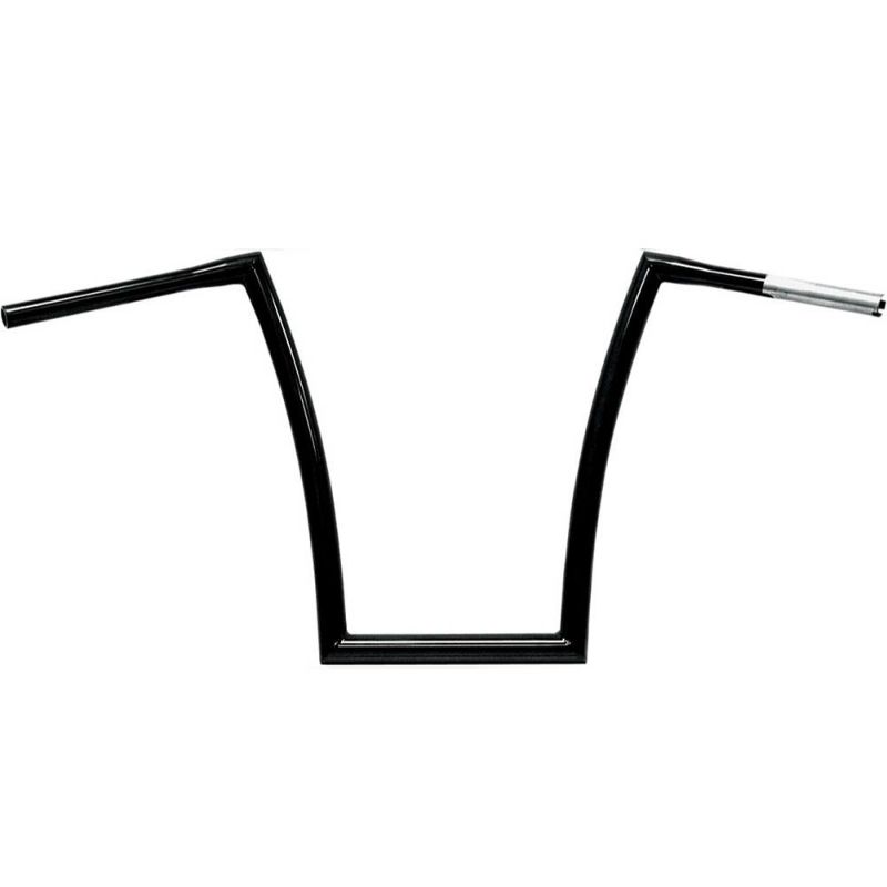 Todds Cycle 1.25インチ STRIP ハンドルバー グロスブラック　17インチ-01