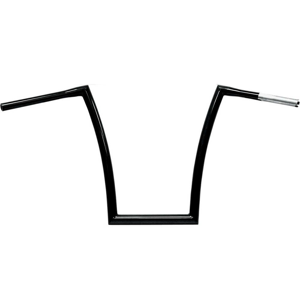 Todds Cycle 1.25インチ STRIP ハンドルバー グロスブラック　17インチ-01