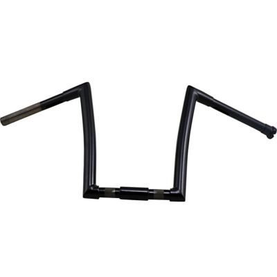 Todds Cycle 1.25インチ STRIP ハンドルバー スプリンガー用 グロスブラック　12インチ