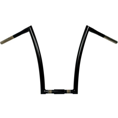 Todds Cycle 1.25インチ STRIP ハンドルバー スプリンガー用 グロスブラック　17インチ