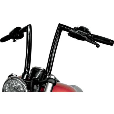 【SALE】Todds Cycle 1.25インチ STRIP ハンドルバー グロスブラック FXS　12インチ