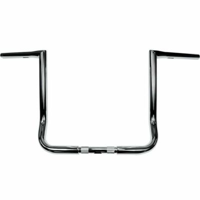 【SALE】LA-CHOPPERS ツインピークス エイプハンドル+ステン・ケーブルキット　クローム　14インチ