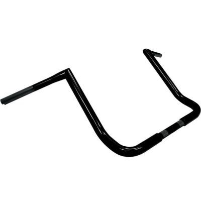 【SALE】LA-CHOPPERS ツインピークス エイプハンドル+ステン・ケーブルキット　グロスブラック　14インチ