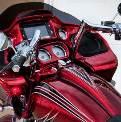 Factory47 シグネチャー ハンドルバー FLTR クローム 10インチ