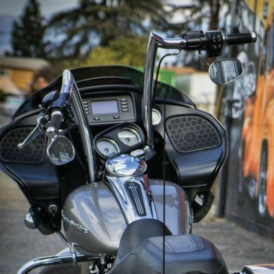 Factory47 シグネチャー ハンドルバー FLTR クローム 16インチ