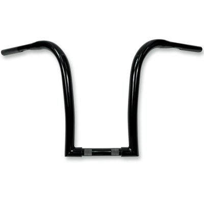 LA Choppers ナイスカーブズ・1.25インチエイプハンドルバー　グロスブラック　14インチ