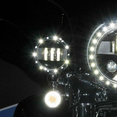 カスタムダイナミクス (Custom Dynamics) LED 補助ライトトリムリング ウインカー機能付 クローム