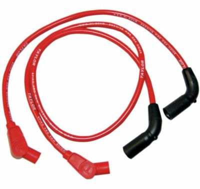 TAYLOR　8mm　プラグワイヤー　レッド  ハーレー、ツーリング