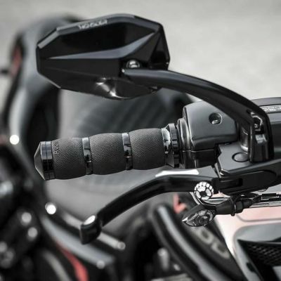 AVON GRIP　エアクッション・ハンドグリップ　ブラック　ケーブルスロットル車用