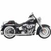 BASSANI True Duals フィッシュテールマフラー 30インチ-01