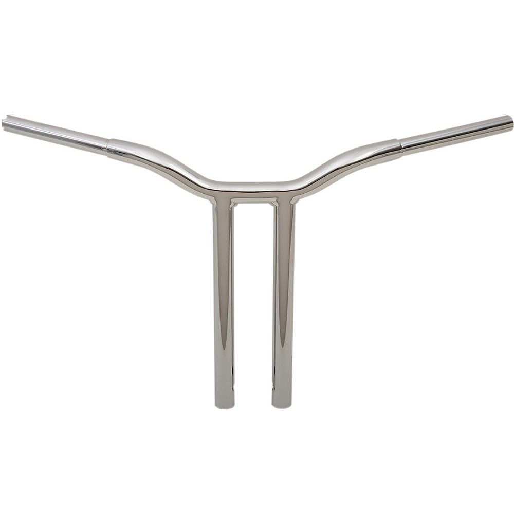 LA Choppers ワンピース ケージファイター Tハンドルバー ストレートライザー　クローム　16インチ-04