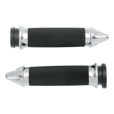 AVON GRIP　スパイクエンド・ハンドグリップ　クローム　電子制御スロットル車