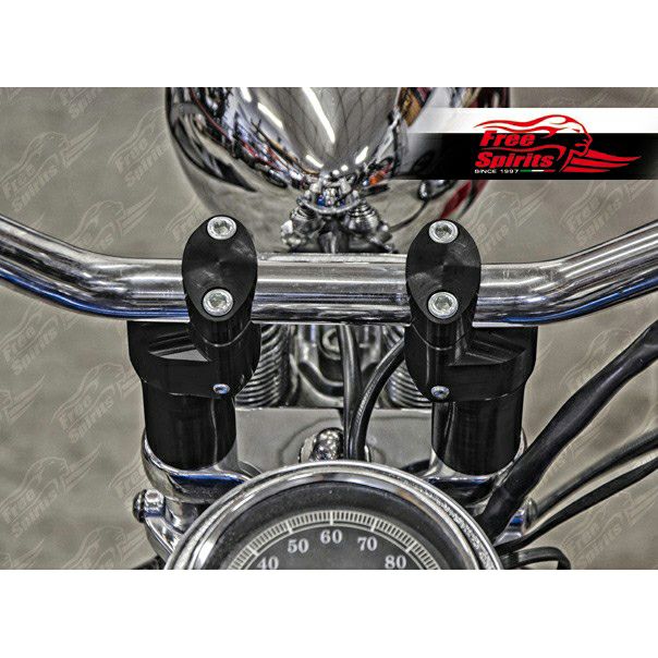 Free Spirits スプリンガー用ユニバーサル・ラバーマウントライザー ブラック-04